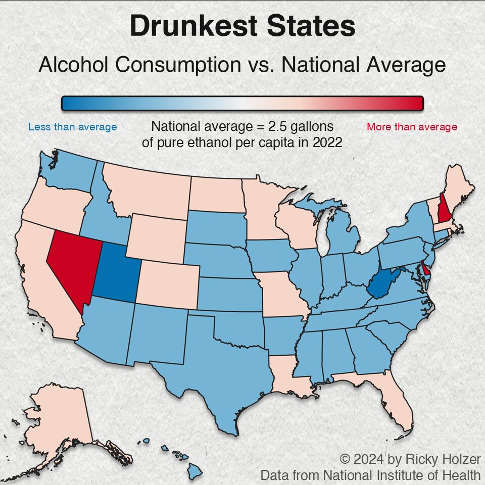 These Are The Drunkest States in America - Pretty Neat World